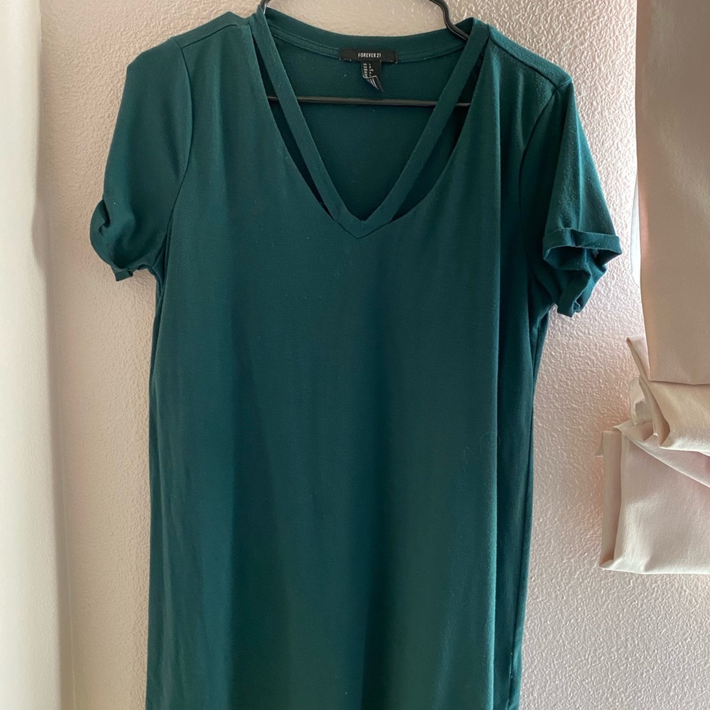 V-neck Short Sleeve Dress